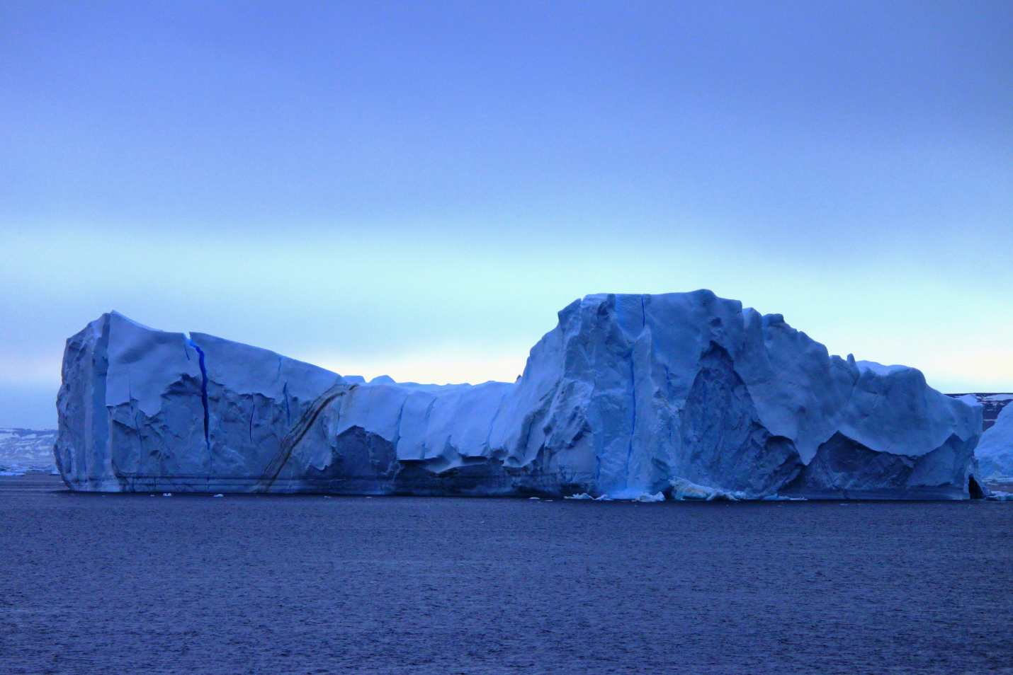 A massive iceberg on the Antarctic Peninsula