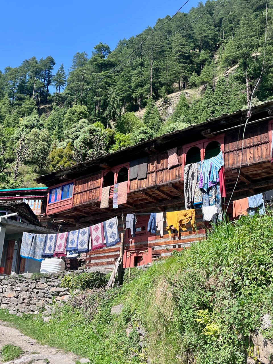 A kath kuni house in Nathan