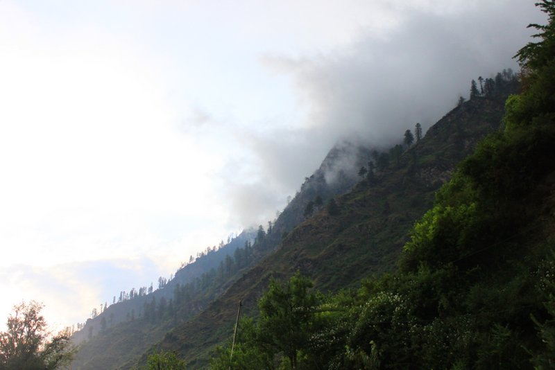 On the way to Barsheni